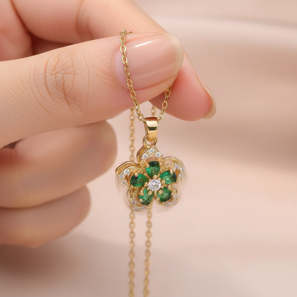 Elegance in Bloom Pendant Necklace