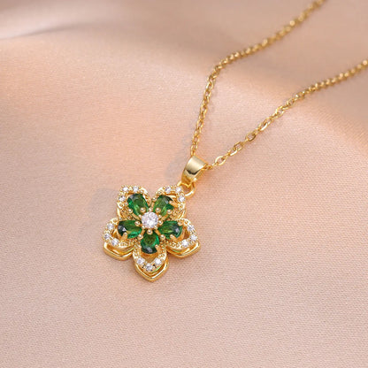 Elegance in Bloom Pendant Necklace