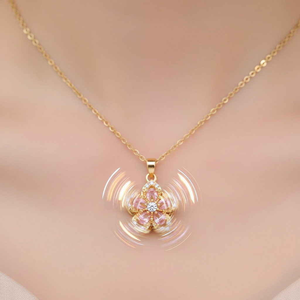 Elegance in Bloom Pendant Necklace